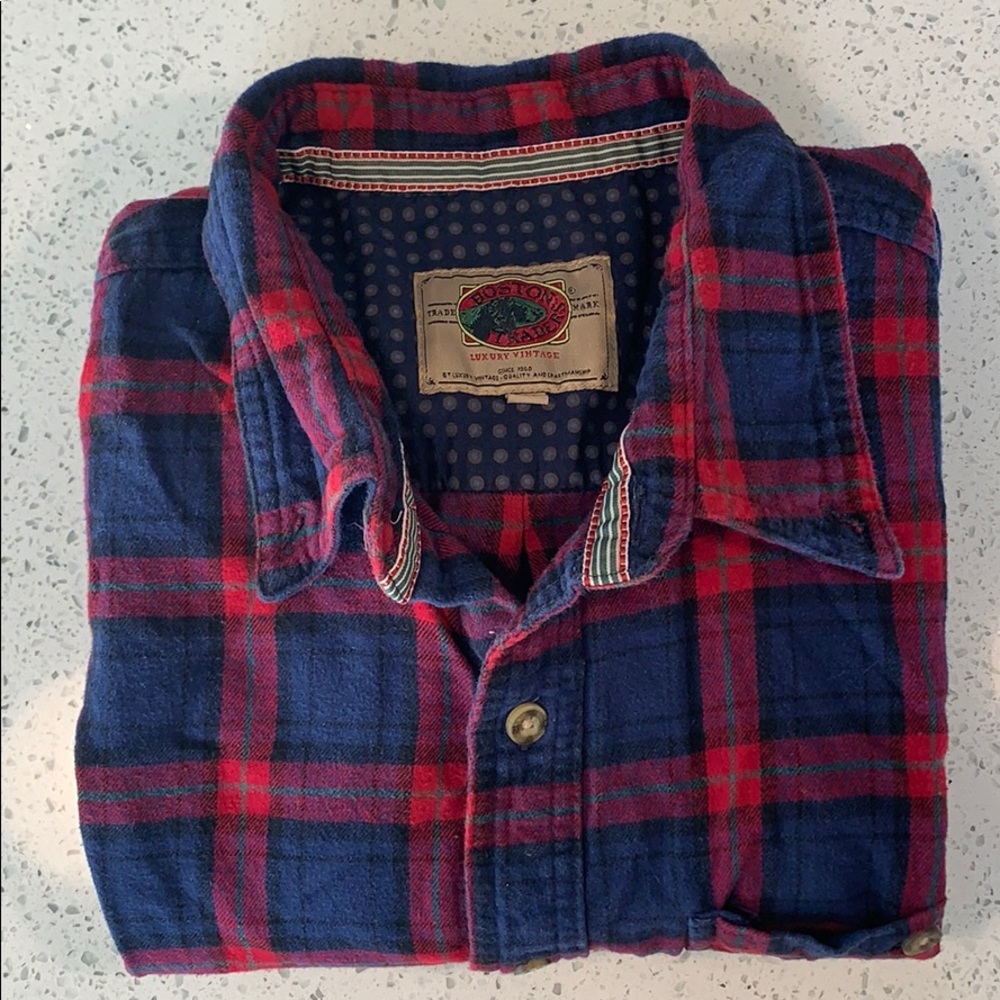 Boston Traders Flannel Button Up - image 1